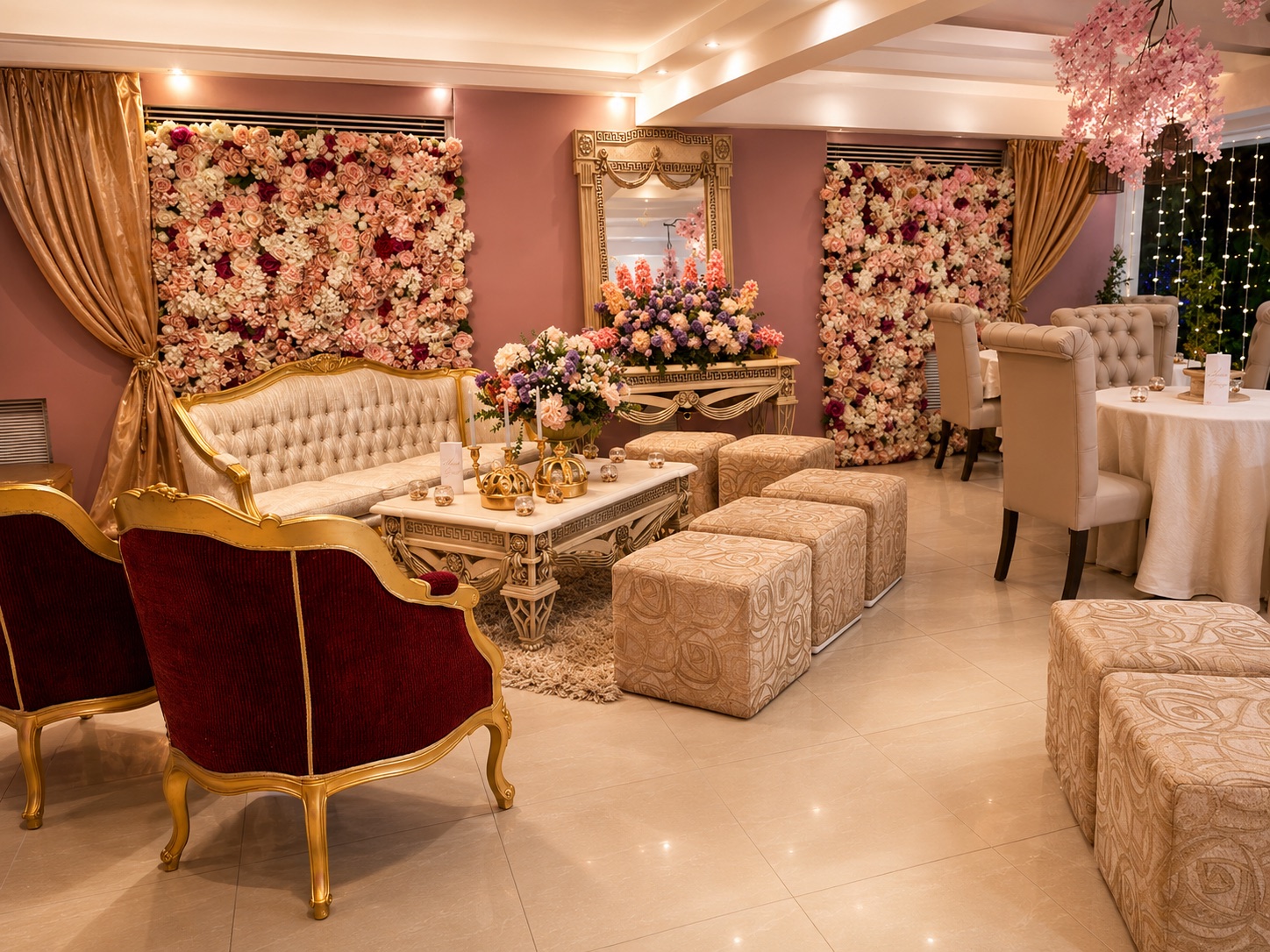 Sala principal floral